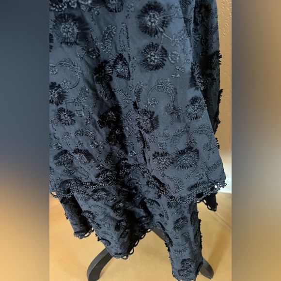 Farm Rio 3D Flower Tiered Midi Skirt - Picture 9 of 12